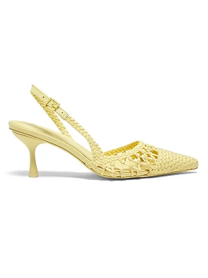 Dylan Open Weave Slingback Pumps