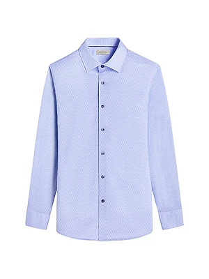 James Cotton Button-Front Long-Sleeve Shirt