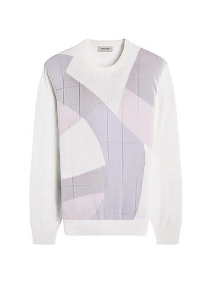 Cotton-Blend Crewneck Sweater