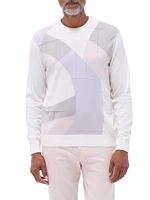Cotton-Blend Crewneck Sweater