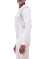 Cotton-Blend Crewneck Sweater