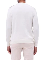 Cotton-Blend Crewneck Sweater