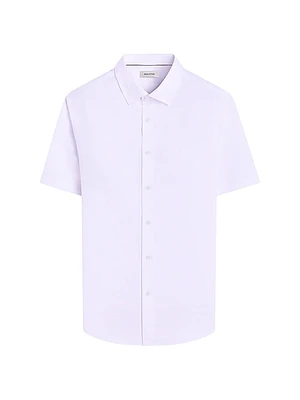 Orson Woven Cotton Shaped Button-Front Shirt