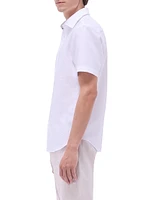 Orson Woven Cotton Shaped Button-Front Shirt