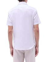 Orson Woven Cotton Shaped Button-Front Shirt