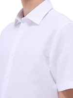 Orson Woven Cotton Shaped Button-Front Shirt