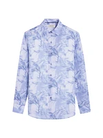 Julian Palm Linen Shirt