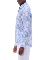 Julian Palm Linen Shirt