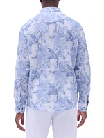 Julian Palm Linen Shirt