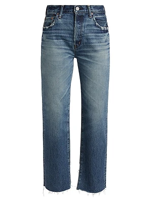 Gleason Straight Mid-Rise Jeans