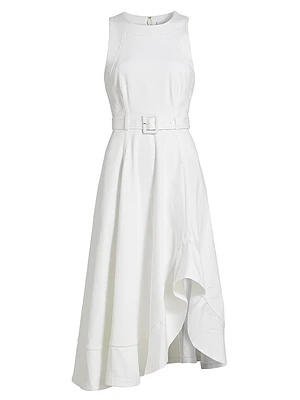 Zelda Belted Midi-Dress