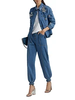 Mavis High-Rise Tapered-Leg Pants