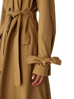 Cotton-Blend Trench Coat