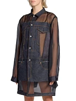 Denim Mix Shirtdress