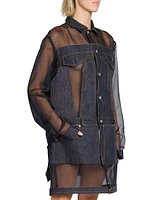 Denim Mix Shirtdress