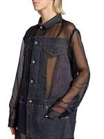 Denim Mix Shirtdress