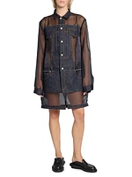 Denim Mix Shirtdress