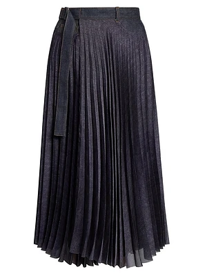 Denim Mix Skirt