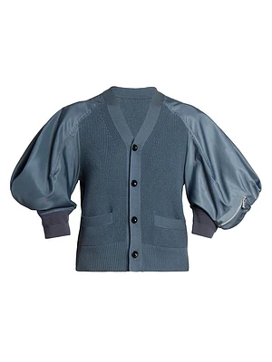 Bomber Sleeve Cardigan