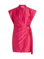 Remnar Linen-Blend Minidress