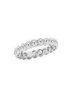 Platinum & Round Natural Diamond Eternity Band/2.00-5.00 TCW
