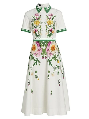 Floral Cotton Shirtdress