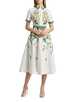 Floral Cotton Shirtdress