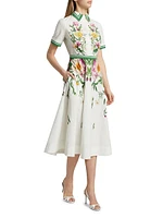 Floral Cotton Shirtdress