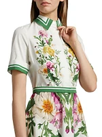 Floral Cotton Shirtdress