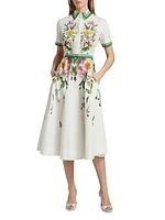 Floral Cotton Shirtdress
