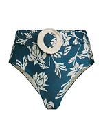 Artichoke High-Waisted Bikini Bottom