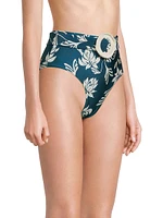 Artichoke High-Waisted Bikini Bottom