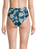 Artichoke High-Waisted Bikini Bottom
