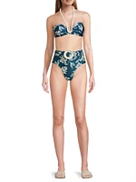 Artichoke High-Waisted Bikini Bottom