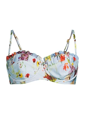 Lily Flower Underwire Bikini Top