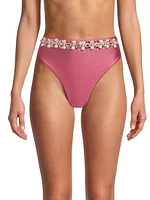 Seashell High-Waist Bikini Bottom