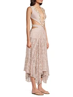 Seashell Plunge Beach Dress
