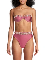 Seashell Strapless Bikini Top