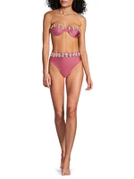 Seashell Strapless Bikini Top