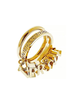 Goldtone "Versace" Ring