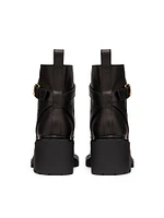 VLogo Signature Calfskin 70MM Combat Boots