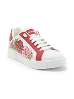 Roses Leather Sneakers