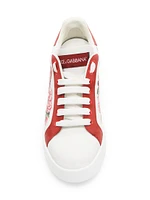 Roses Leather Sneakers