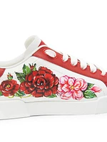 Roses Leather Sneakers