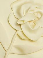Crepe Flower Minidress