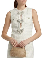 Bouclé Bow Minidress
