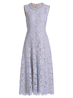 Pearl Lace Midi-Dress
