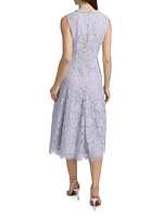 Pearl Lace Midi-Dress