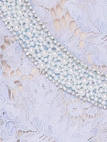 Pearl Lace Midi-Dress