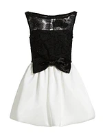 Tulle Fit & Flare Minidress